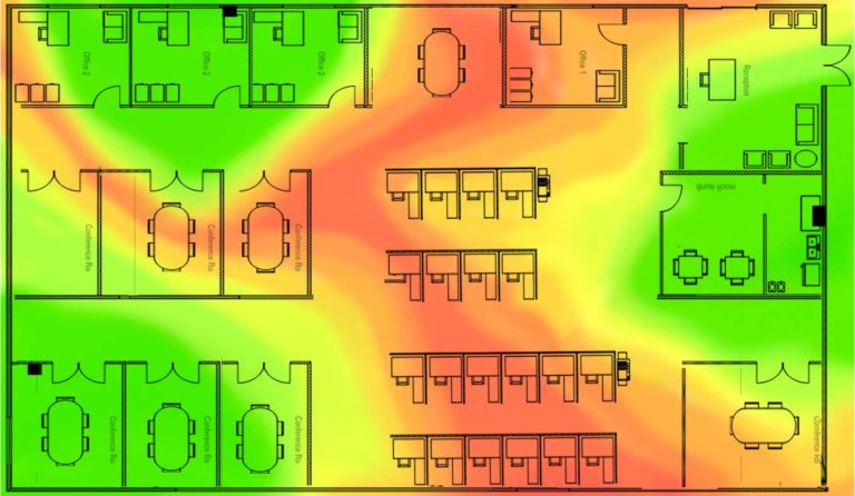 Wireless Network Site Survey Heat Mapping Services